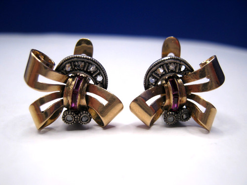 Antico orecchini 18k - orecchini, oro