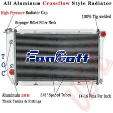 CC390 3 Row Radiator For