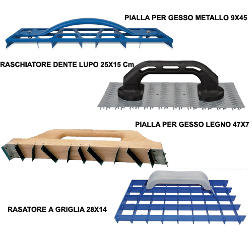 Pialla gesso rasatore - pialla, griglia