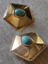 Correani Orecchini Pentagonali Vintage anni '80