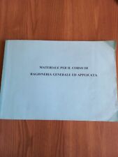 Dispensa Universitaria materiale per il corso di ragioneria generale e Applicata