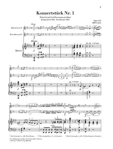 Concert pieces 113 and - concert,
