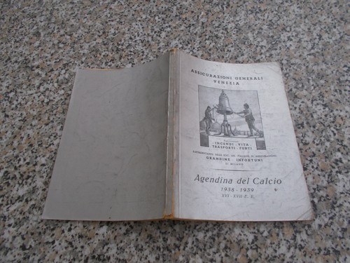 Agendina del calcio 1938 1939 - agendina, 1938-1939