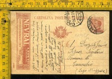 Intero Postale Michetti Tassello Pubblicitario Nerval lepetit fa 956