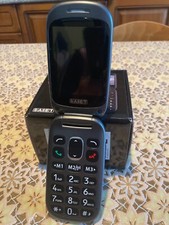 telefono cellulare saiet  modello prime a conchiglia per anziani SOS nero