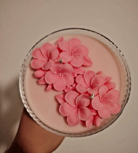 Candela cocktail fiori - cocktail, di