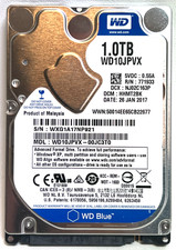WESTERN DIGITAL WD10JPVX 1 TB 2,5" 128 MB SATA HDD disco rigido computer portatile