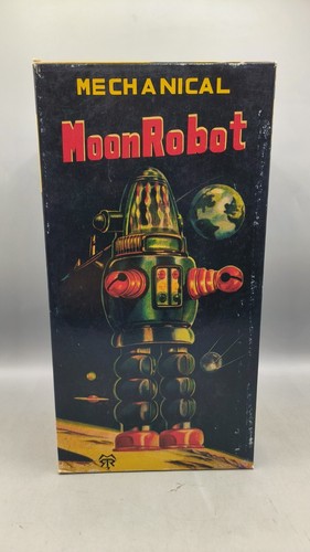 Moon robot robby yonezawa tin - robot,