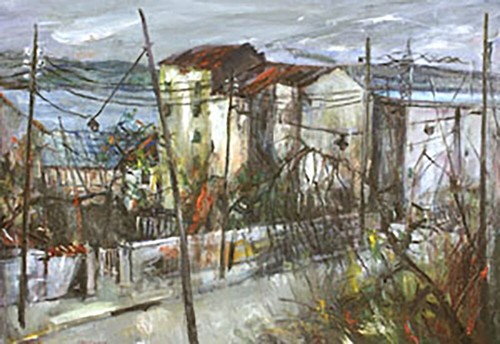 Dipinto olio tela - ad,