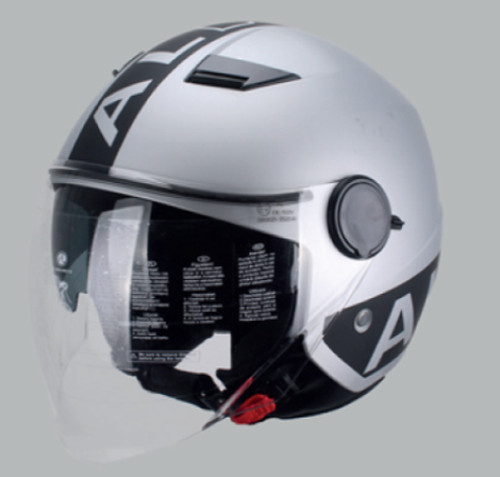 Casco grigio opaco con - grigio,
