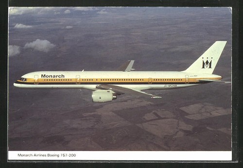 Cartolina aereo boeing 757 200 - aereo, 757-200