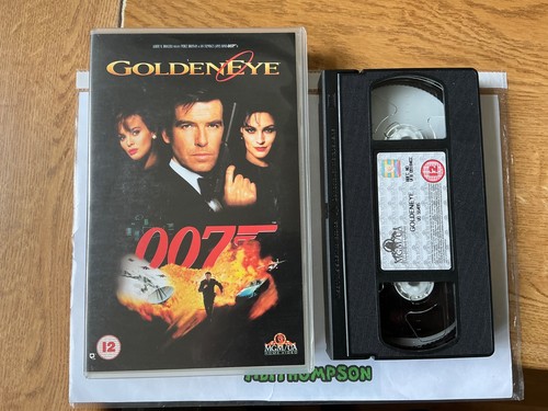 Goldeneye 007 vhs video - goldeneye,