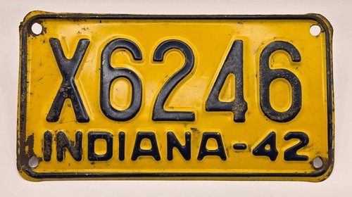 Targa indiana 1942 - targa,