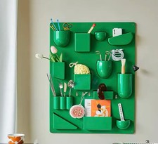 Riproduzione Prodotto Uten.Silo Mensola da Parete Verde Nuova FS Dal Giappone