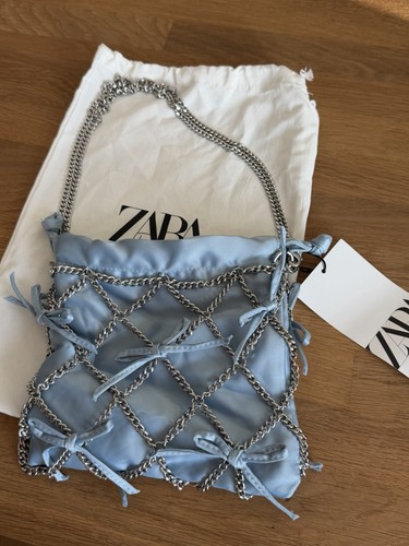 Borsa mano zara blu - zara,