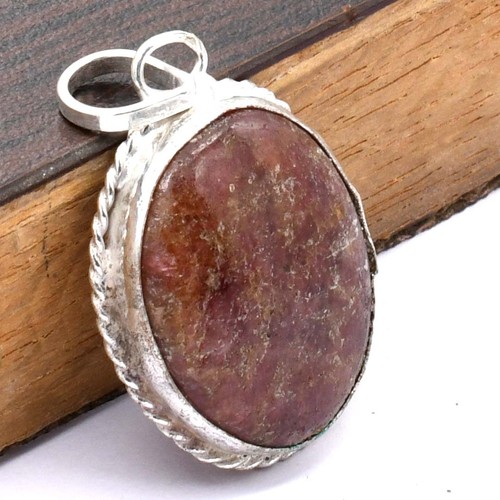 Ciondolo rhodonite etnico - ciondolo,