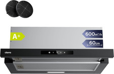CBCB6909A Cappa Aspirante Telescopica Integrata 60 Cm 600M³/H, Classe A+ 3 Livel