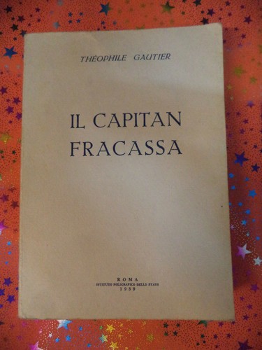 Book libro capitan fracassa - libro,