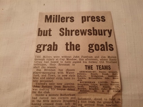 1970 shrewsbury town 4 - 1970/71,
