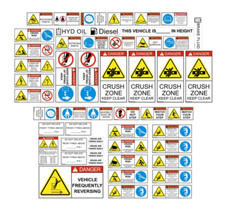 Kit Decalcomanie di Sicurezza