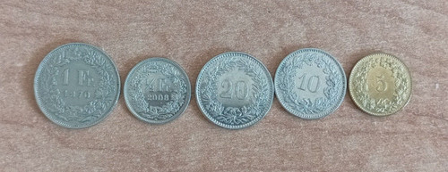 Lotto monete svizzera 10 - lotto,