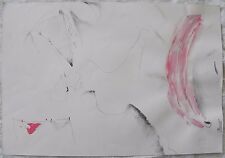 Mario RACITI (Milano 1934) splendido Dipinto LA GRANDE BANANA cm 33x48 anno 1996