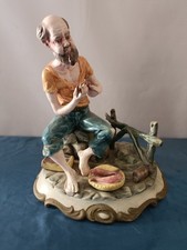 Statua di Capodimonte Vecchio Pescatore 