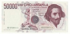 50000 LIRE BERNINI  I° Tipo
