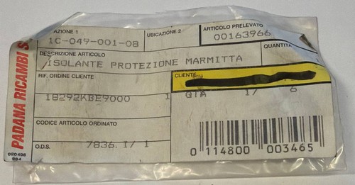 Kymco isolante protezione - kymco,