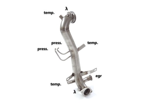 Downpipe tubo scarico - di,