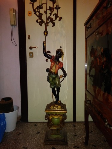 Lampada con moro veneziano - lampada, da