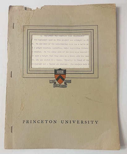 1956 princeton university - princeton,