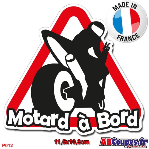 Sticker autocollant motard - sticker, à