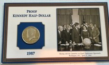 Kennedy mezzo dollaro prova