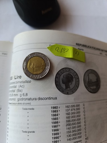 Monetacda 500 lire - , 1987