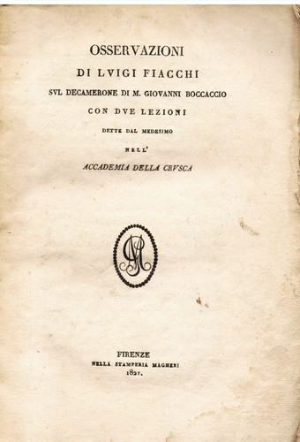 Osservazioni sul decamerone - osservazioni,
