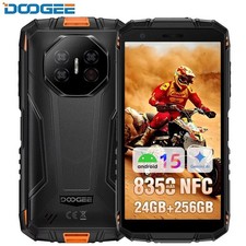 Smartphone esterno Doogee Fire 3 Ultra 4G Android15 24 GB + 256 GB 8350 mAh cellulare NFC