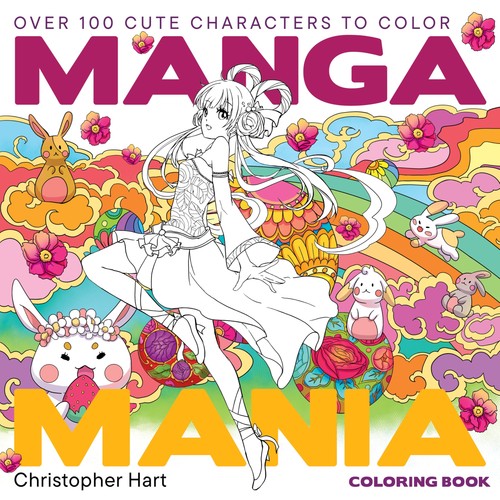 Manga mania coloring - manga,