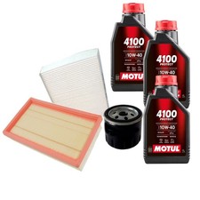 KIT TAGLIANDO FIAT 500 PANDA 312 1.2 BENZINA + 3 LITRI MOTUL PROTECT 10W40