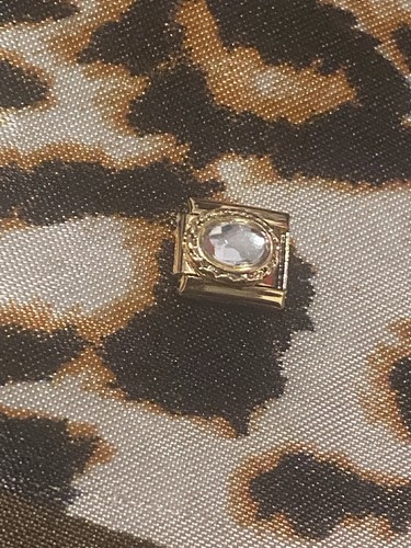 Charm oro perline - , bianco