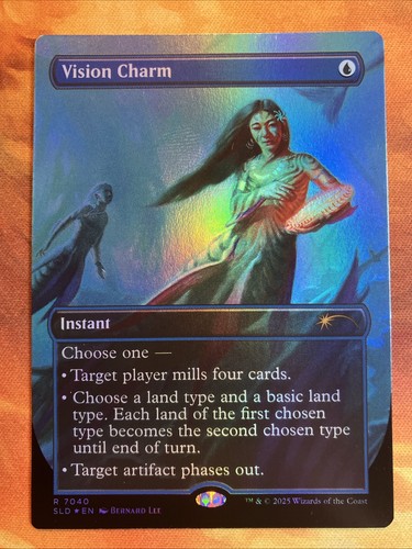 Mtg foil borderless vision - borderless,