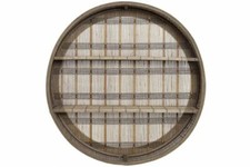 LIBRERIA A MURO MENSOLA ROTONDA IN LEGNO NATURALE 2 RIPIANI