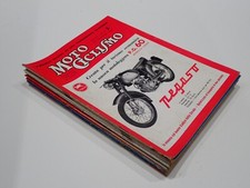 MOTOCICLISMO ANNO 1960 LOTTO DI 13 NUMERI VESPA LAMBRETTA MOTO GUZZI GILERA (S)