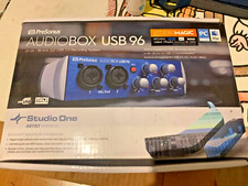 Scheda audio PreSonus AUDIOBOX USB 96 2 Channel Audio Interface come nuova