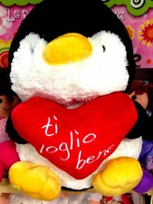 MAXI PELUCHE TI VOGLIO BENE UN SACCO CON CUORE REGALO S. VALENTINO LOVE