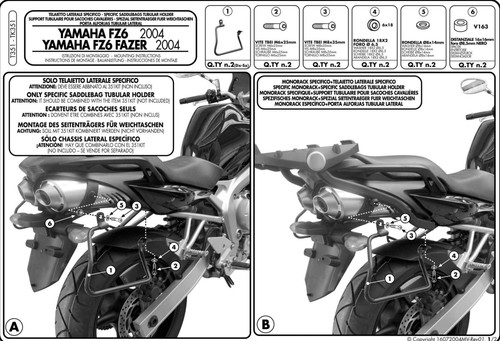 Givi telaio per borse soffici - givi,