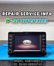 96160-H8800FHV RIPARAZIONE RADIO KIA STONIC RIO ADB11H8EE CON 1 ANNO DI GARANZIA