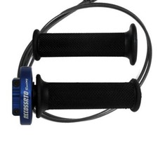 Comando gas rapido Accossato blu manopole nere Suzuki GSXR1000 2017-2019