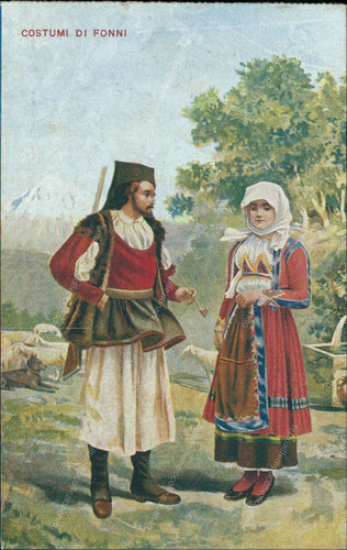 Ct369 cartolina costumi di - cartolina,