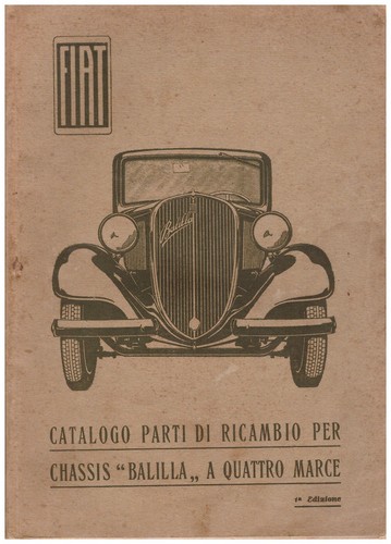 Fiat balilla marce - fiat,